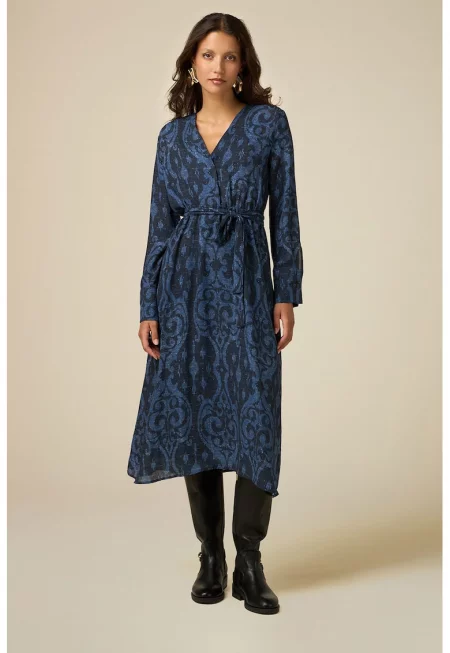 Рокля със застъпено деколте - Син