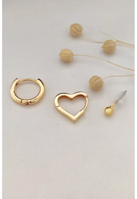 Сърцевидни обеци