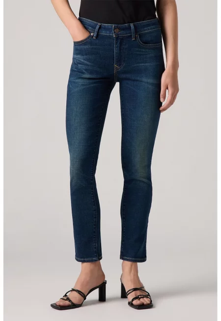 Скъсени слим дънки 712™ - Тъмносин