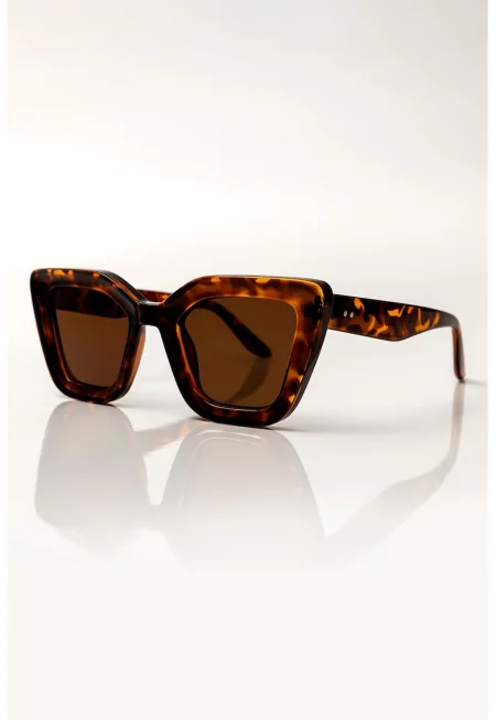 Слънчеви очила Hannah Cat-Eye с принт