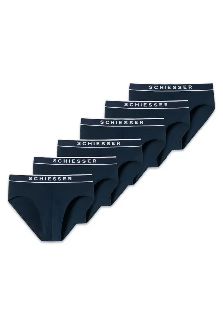 Слипове с лого на талията - 6 чифта