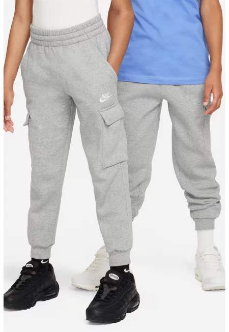 Спортен панталон карго Sportswear Club - Сив меланж