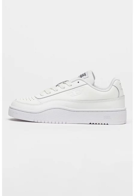 Спортни обувки Tracker от кожа - Бял