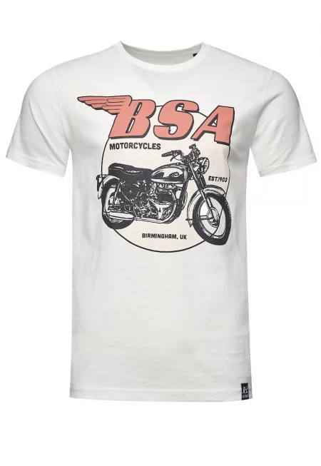 Тениска BSA Birmingham Motorcycles 3309 с десен