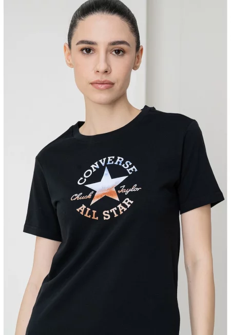 Тениска Chuck Taylor с метализиран принт