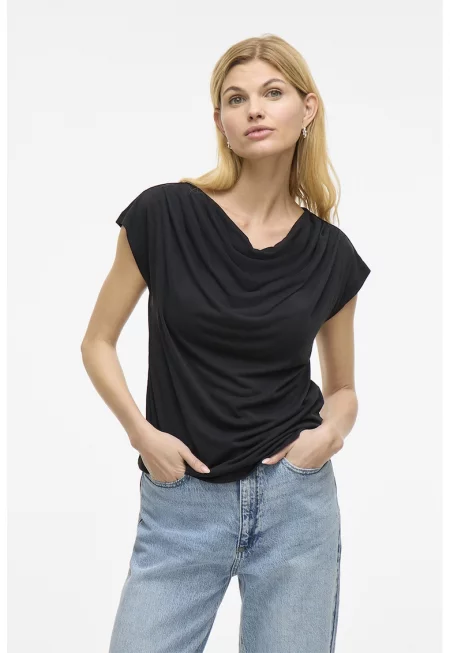 Тениска с модал и овално деколте