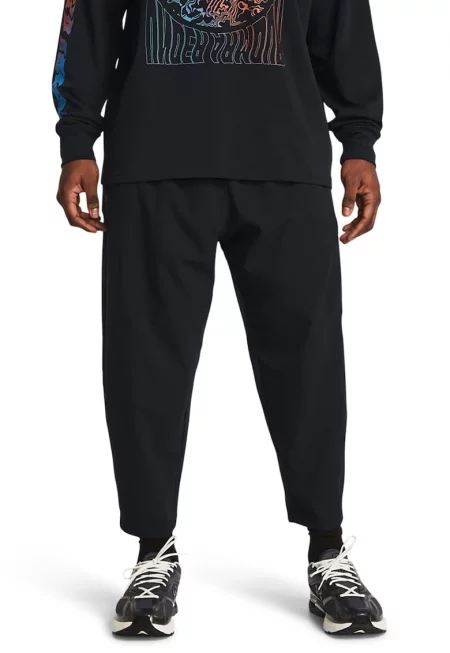 Тренировъчен панталон с връзка - Черен