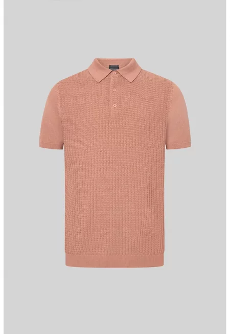 Tricou polo cu inchidere prin nasturi 30045707 - Оранжев