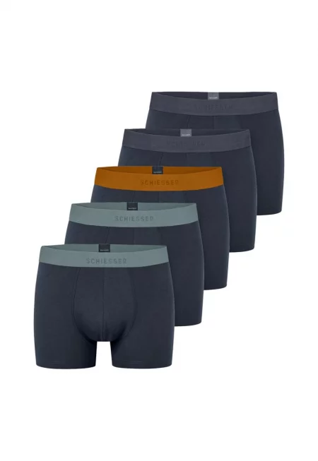 Боксерки с контрастна талия - 5 чифта