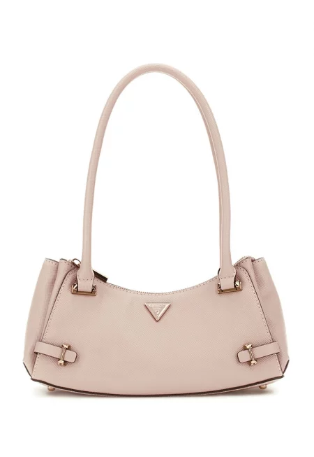 Чанта от еко кожа - Бледо розово