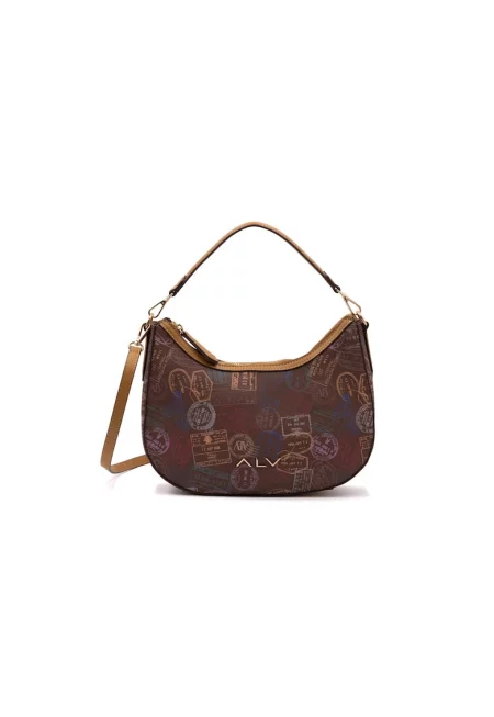 Чанта през рамо от еко кожа с десен