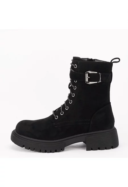 Черни кежуъл боти с дебела подметка 5699 115 15947