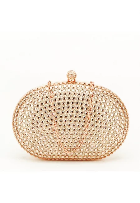 Дамска клъч чанта - С кристали V-190BB 05