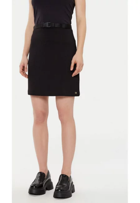 Дамска пола -  304940026 - Полиестер/Вискоза - Черен - Черен