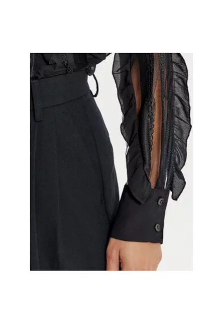 Дамска риза -  304937804 - Полиестер - L INTL - Черна