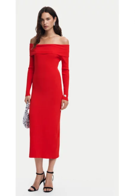 Дамска рокля -  304478291 - Вискоза/Полиамид - Черен - Черен