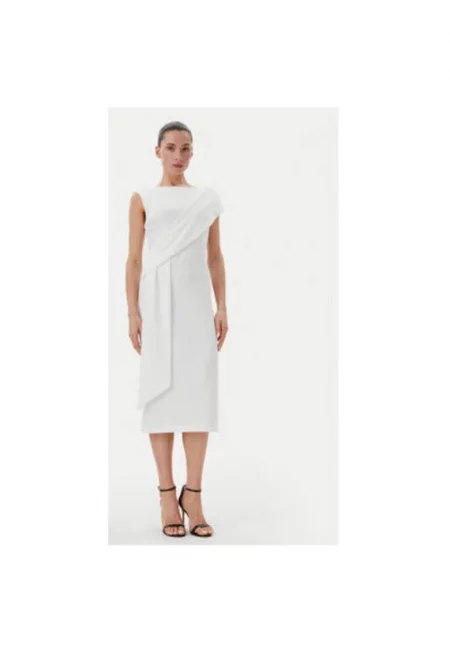 Дамска рокля  CFC0019923002 - Полиестер - Бял