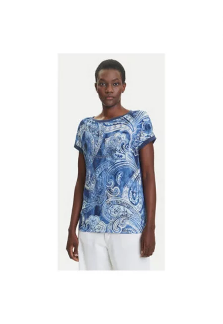 Дамска тениска  11105117 - Памук/Модал - Синя - Син