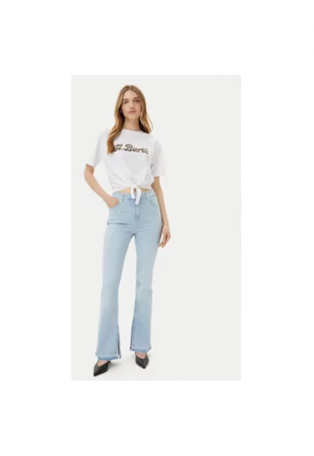 Дамска тениска  GPP25190TS - памук - бял - Бял