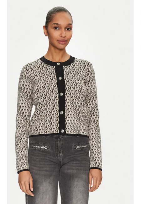 Дамски кардиган -  305253170 - Вискоза/Полиамид - Черен - Черен