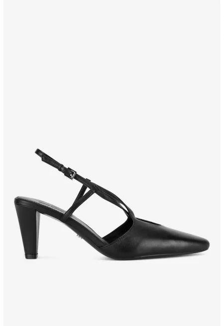 Дамски обувки  5903698588292 - Естествена кожа - Черни