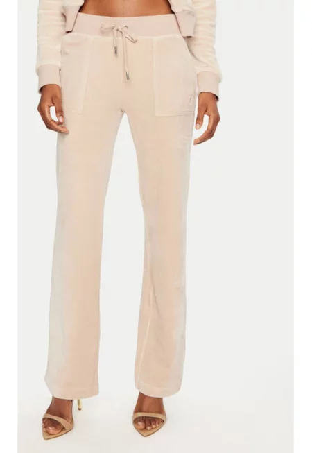 Дамски панталон -  304460197 - Полиестер - Розов