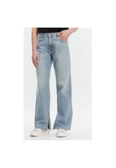 Дамски панталон  DD5065 - Памук - Син