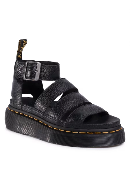 Дамски сандали - 24476001 - Dr.Martens - Естествена кожа - Черен