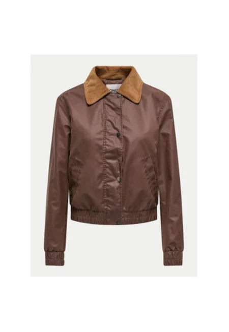 Дамско яке -  304784224 - Екокожа - Кафяво - Кафяв