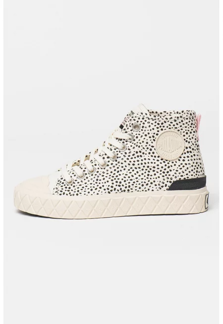 Десенирани кецове - Черен/Мръснобял