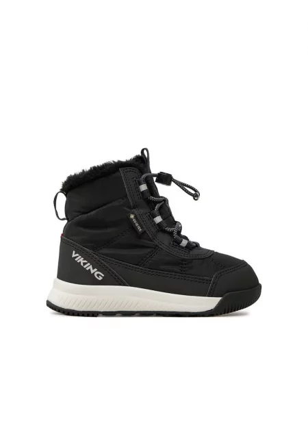 Детски ботуши -  89057 - Екокожа - Черни