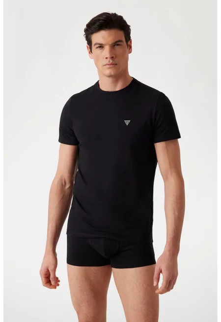 Домашна тениска и боксерки - Черен