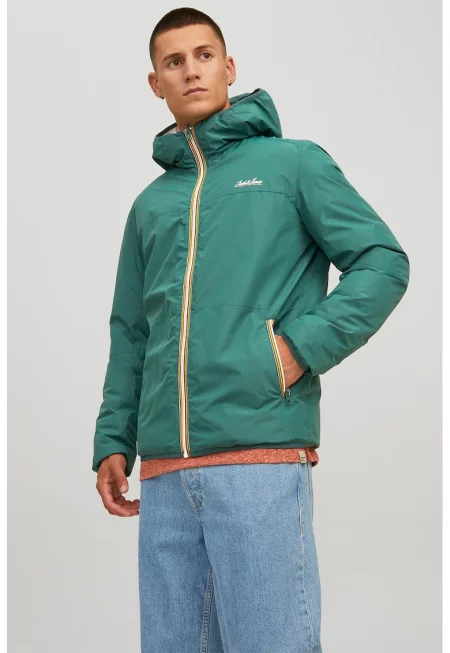 Двулицево зимно яке с качулка