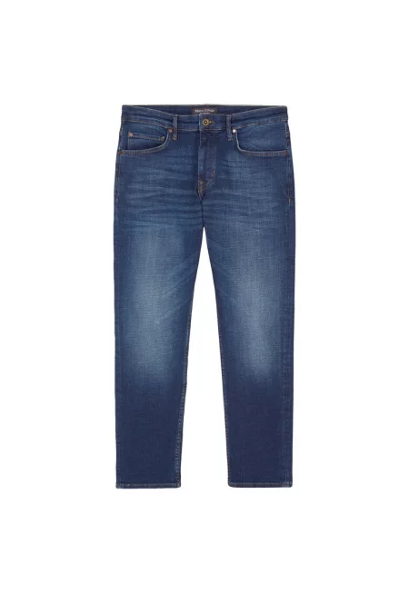 Еластични дънки със захабен ефект