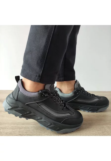 Ежедневни мъжки обувки  8805 Black - черни - Черен