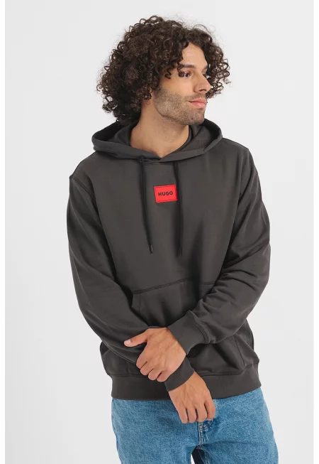 Худи Daratschi с джоб кенгуру - Червен/Tъмносив