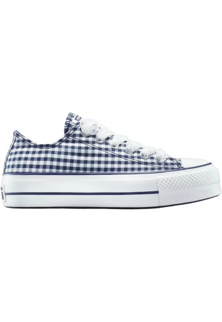 Кецове  Chuck Taylor All Star Lift Platform Gingham - Син