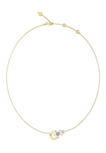 Колие Lily Multi Flowers - Златист