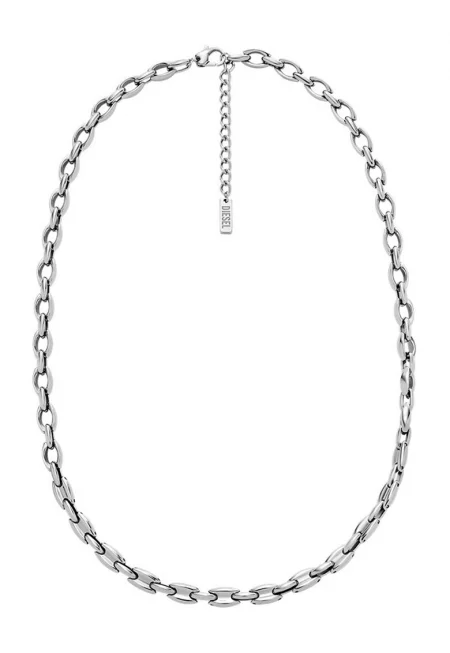 Колие-верижка от неръждаема стомана - Сребрист