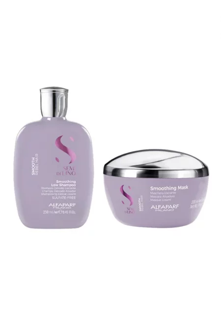 Комплект шампоан и маска  Semi Di Lino - Изглаждащ - Шампоан 250 мл - Маска 200 мл