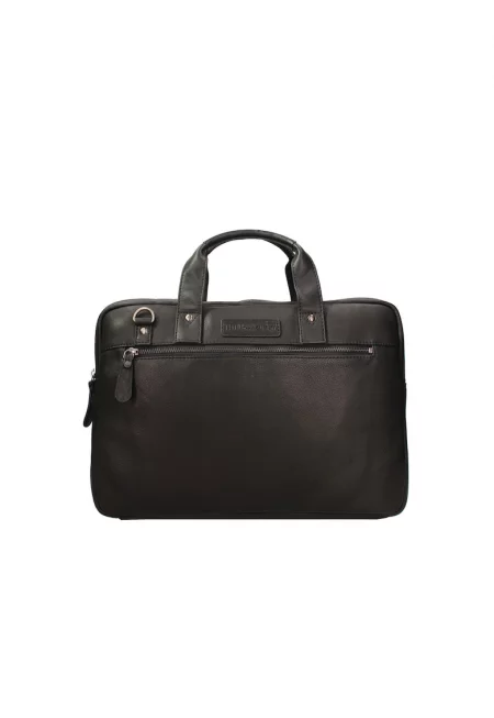 Кожена ръчна чанта - Черен