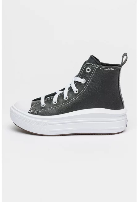 Кожени спортни обувки Chuck Taylor All Star Move с платформа