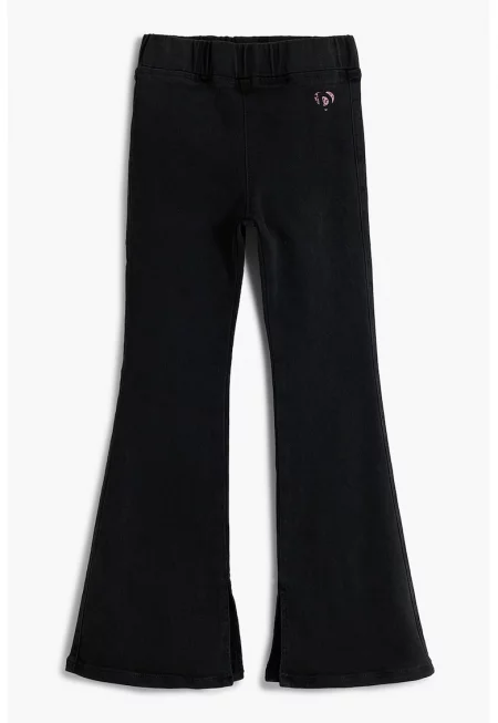 Леко разкроен панталон с еластична талия