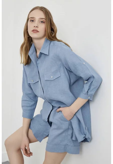 Ленена дълга риза