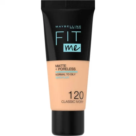 Maybelline  FIT ME MATTE Фон дьо тен 120 CLASSIC IVOR