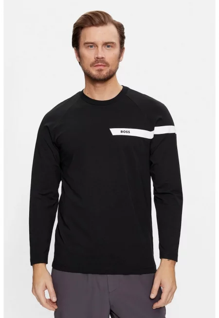 Мъжка тениска Boss Longsleeve Togn 1 50501228 - Черен
