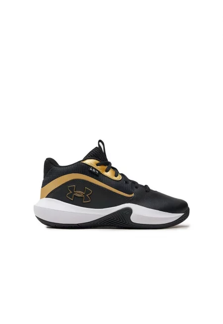 Мъжки баскетболни обувки -  01656 - Естествена кожа - Черни