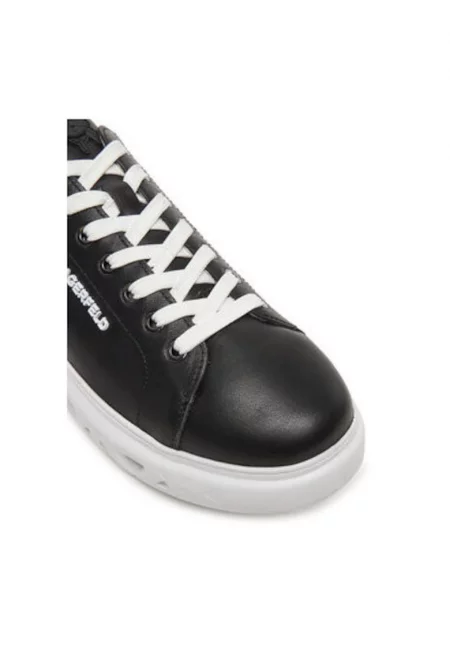 Мъжки маратонки - KL54519A -  Естествена кожа - Черни