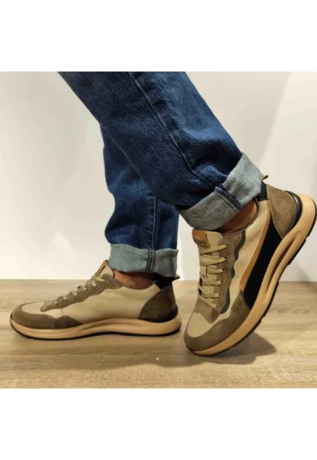 Мъжки обувки  A11203 Beige - Бежови