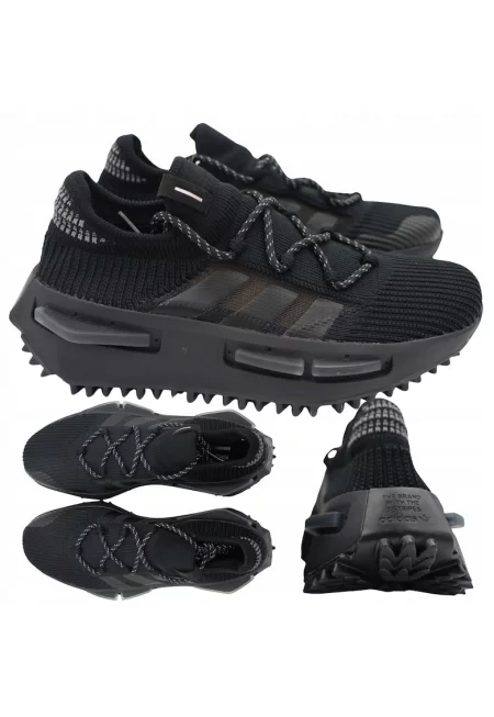 Мъжки спортни обувки -  Nmd_S1 Fz6381 - Дишащи и удобни - Омекотяващи - Висококачествени - Издръжливи - За различни повърхности - 49 1/3 - Черни